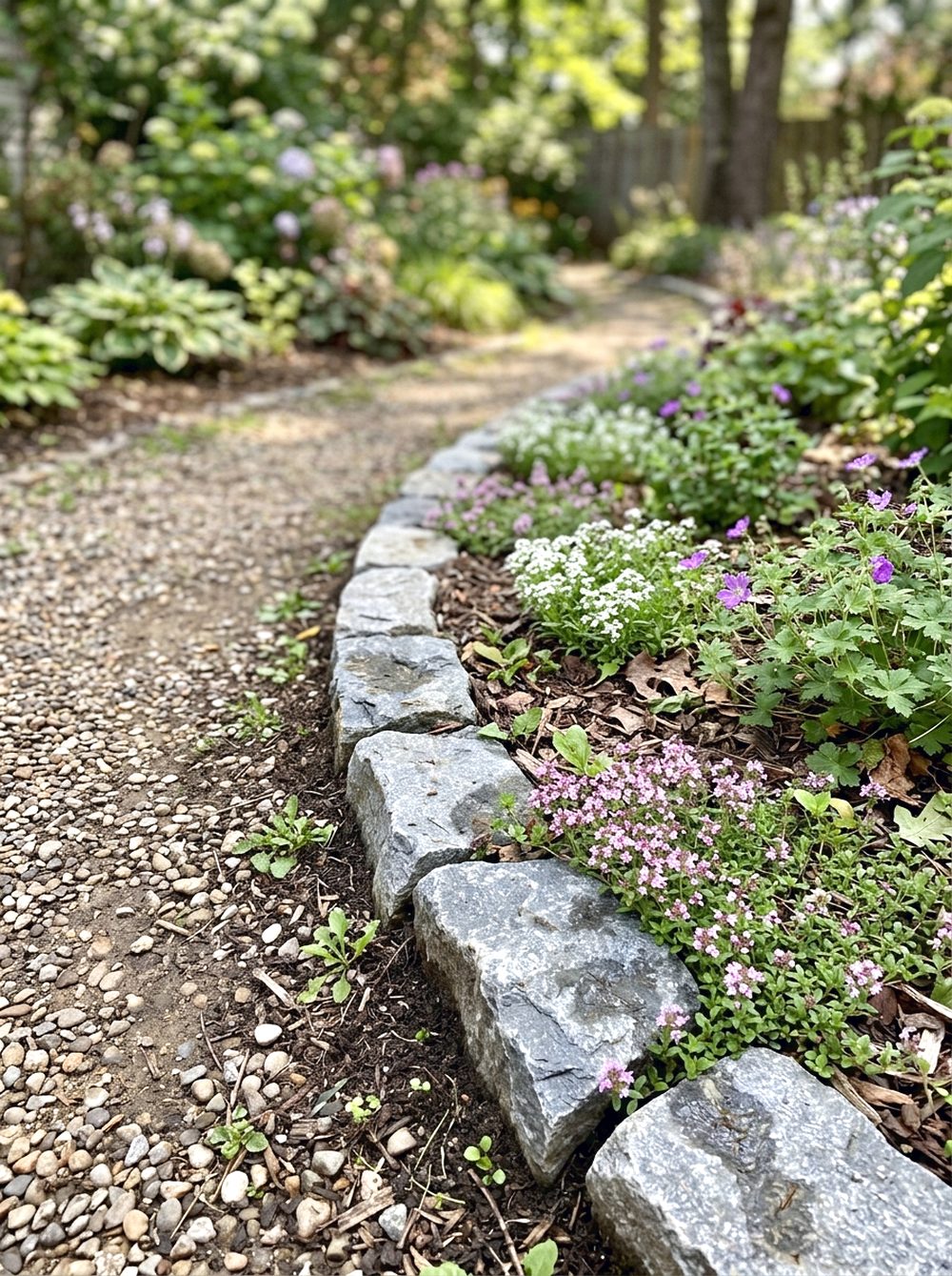 Stone Pathway Edging