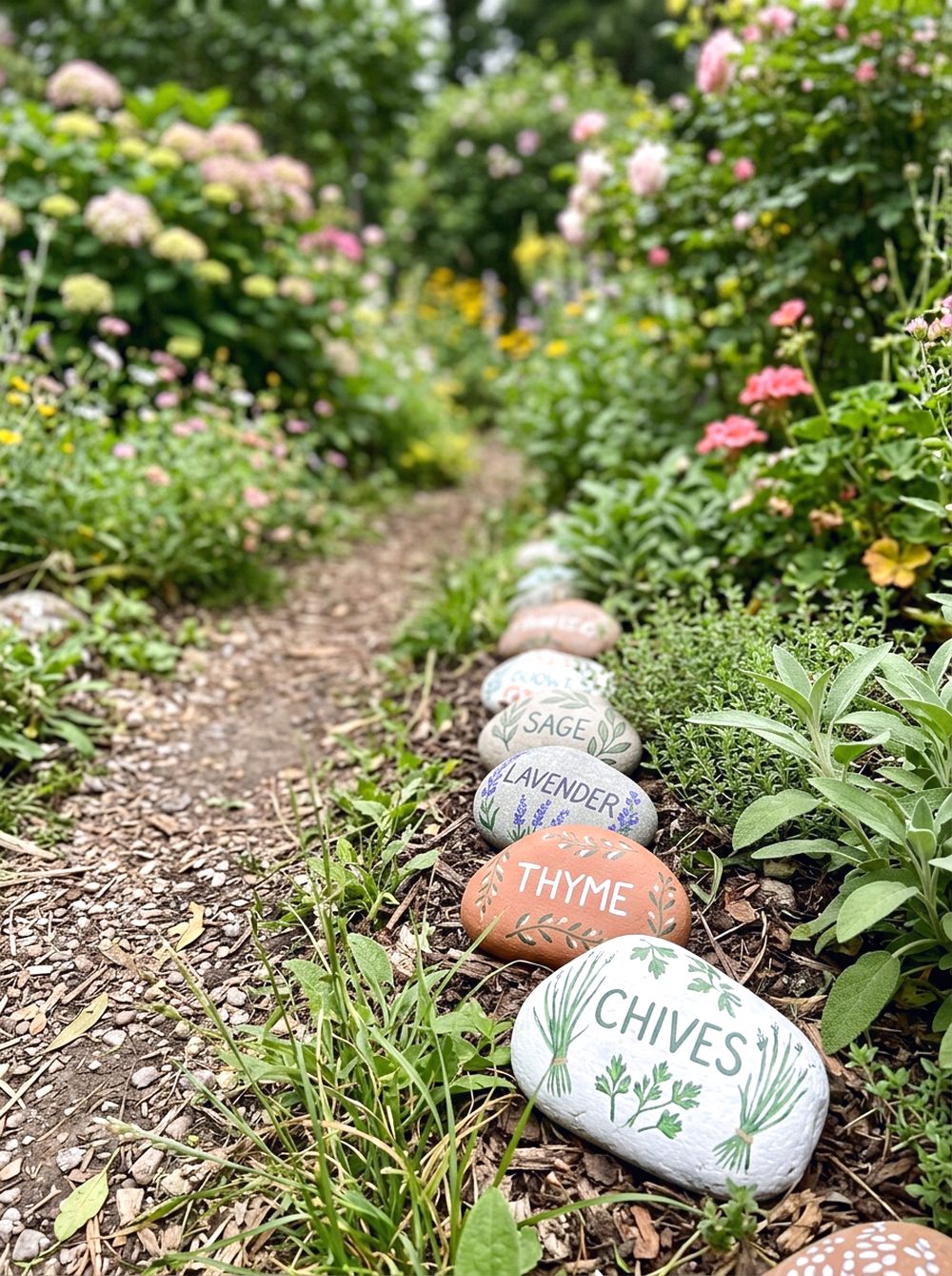Stone Pathway Markers