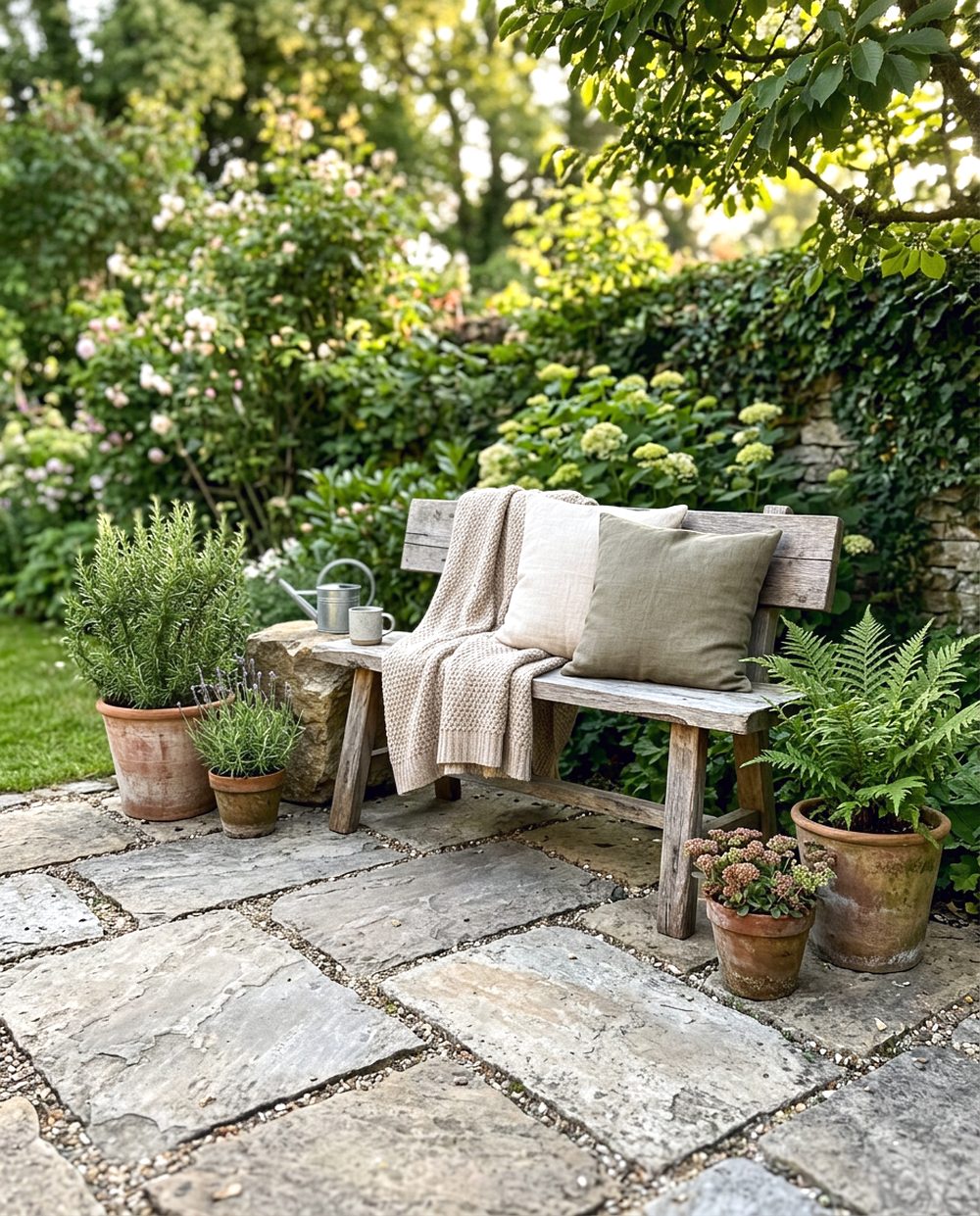 Stone Seating Area