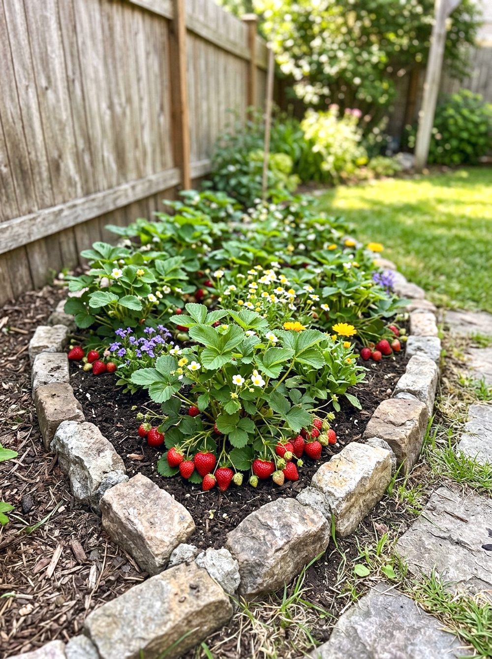 Strawberry Corner Bed