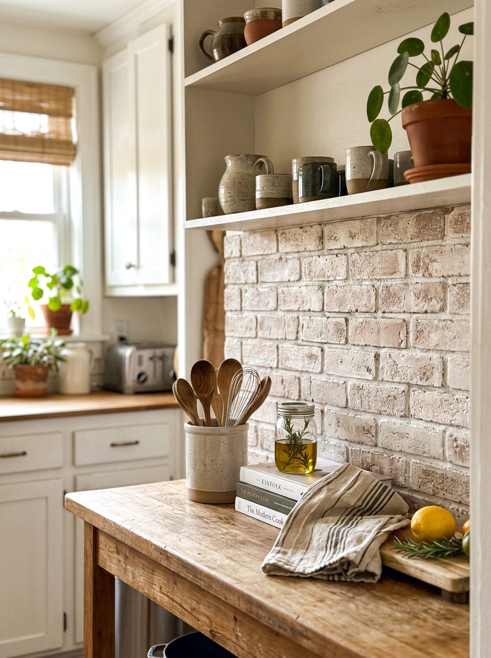 Temporary Faux Brick Panels