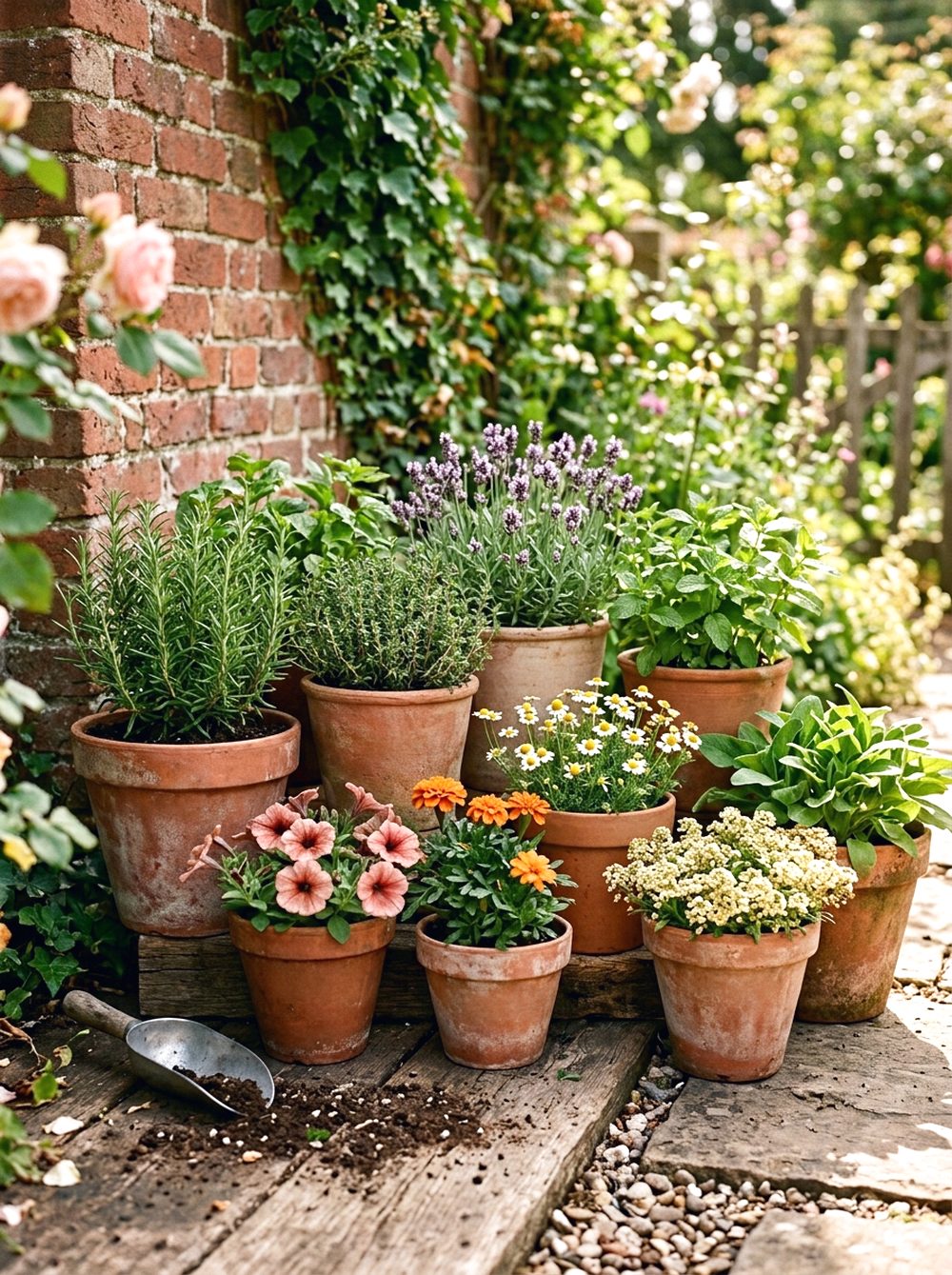 Terracotta Pot Display