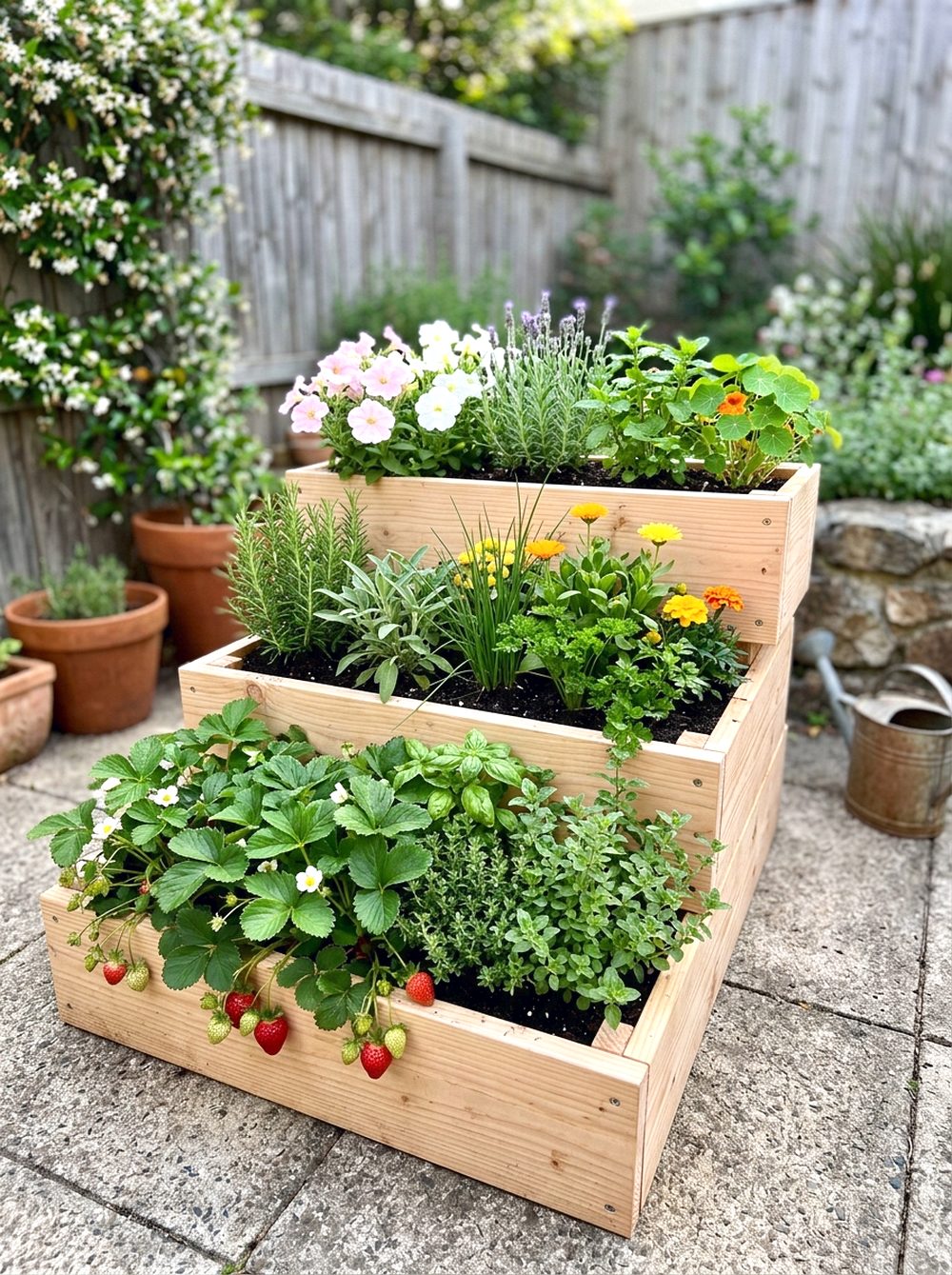 Tiered Raised Garden Bed