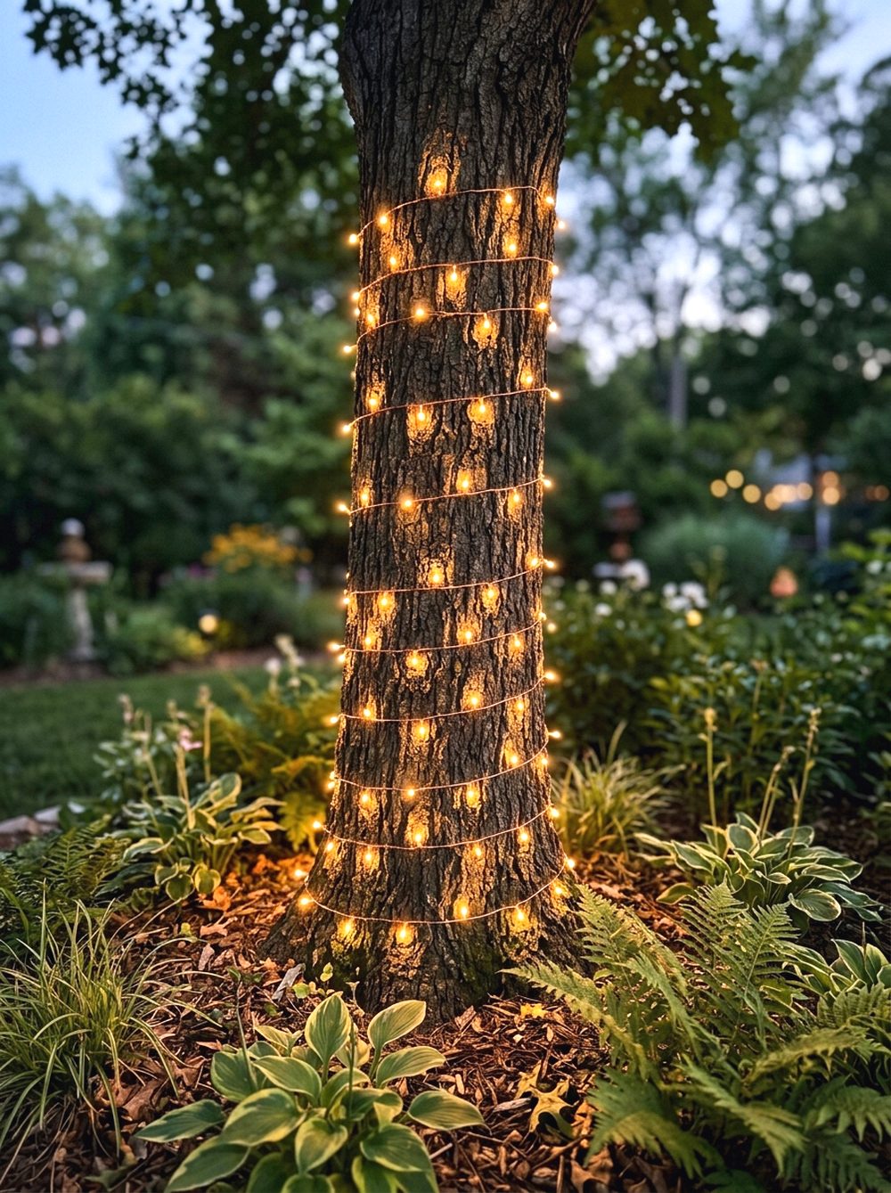 Tree Trunk Fairy Light Wrap