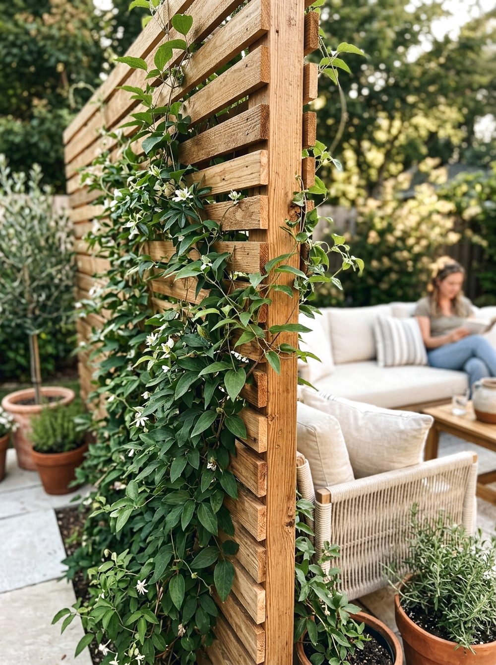 Trellis Vine Privacy Screen