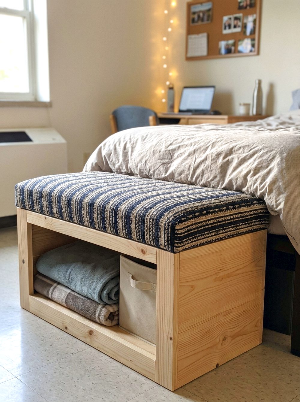 Under-Bed Storage Bench