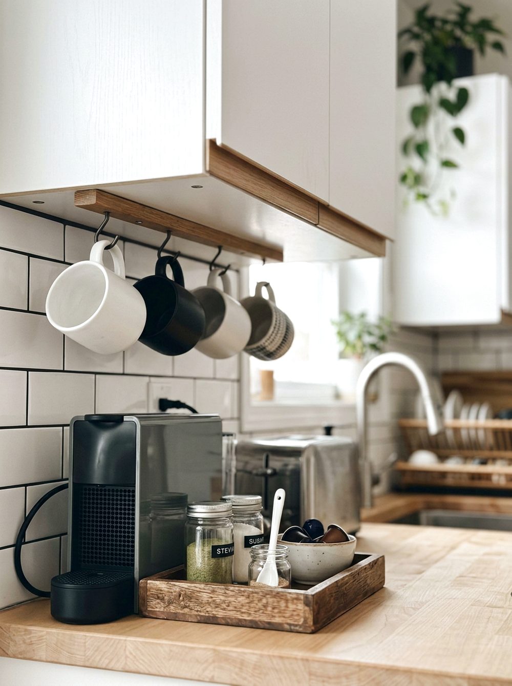 Under-Cabinet Coffee Zone