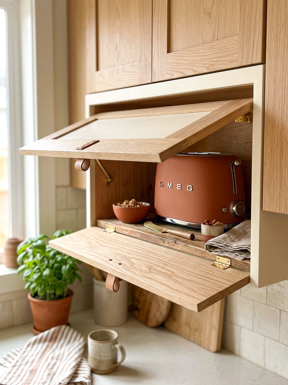 Under-Cabinet Drop Zone Garage