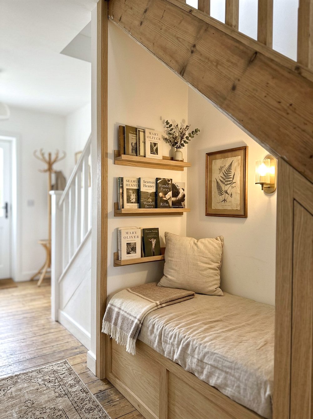 Under-Stairs Literary Nook