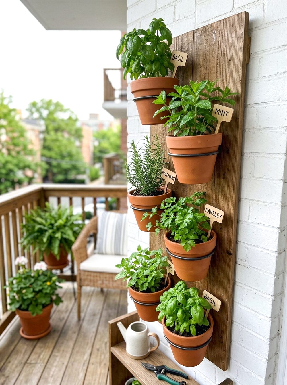 Vertical Herb Wall