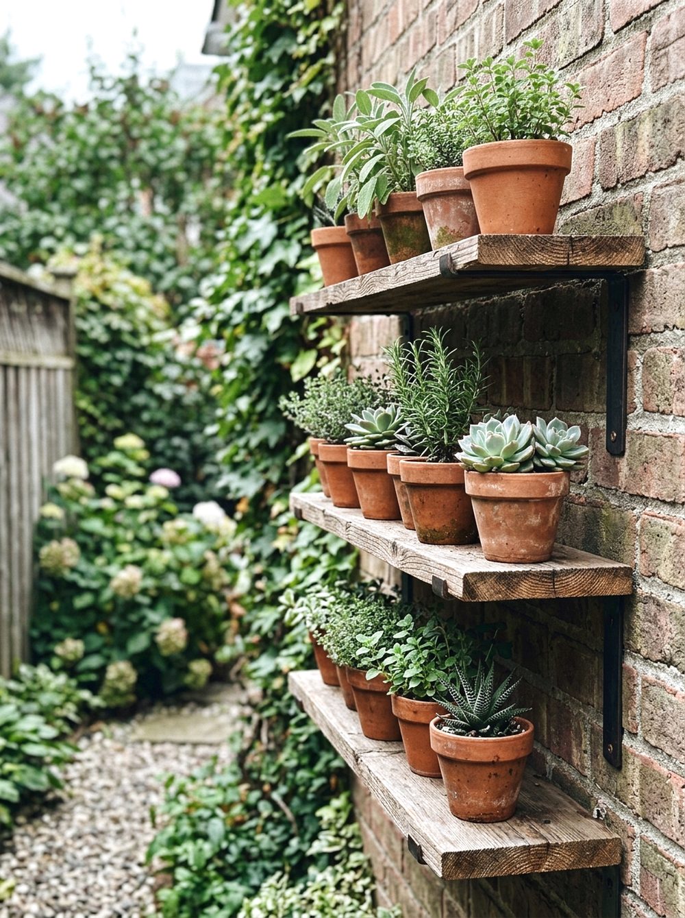 Wall-Mounted Pot Rack