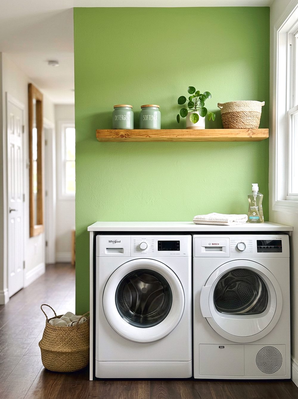 Wasabi Green Accent Wall