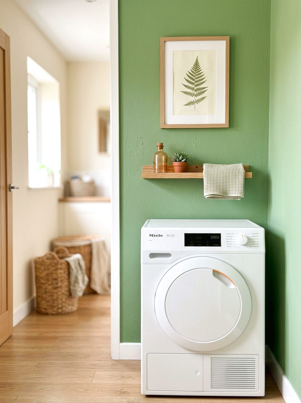 Wasabi Green Accent Wall