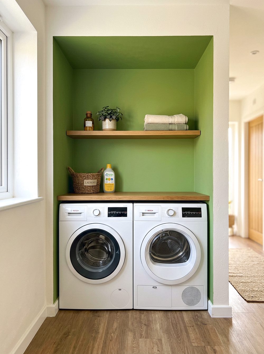 Wasabi Green Appliance Nook