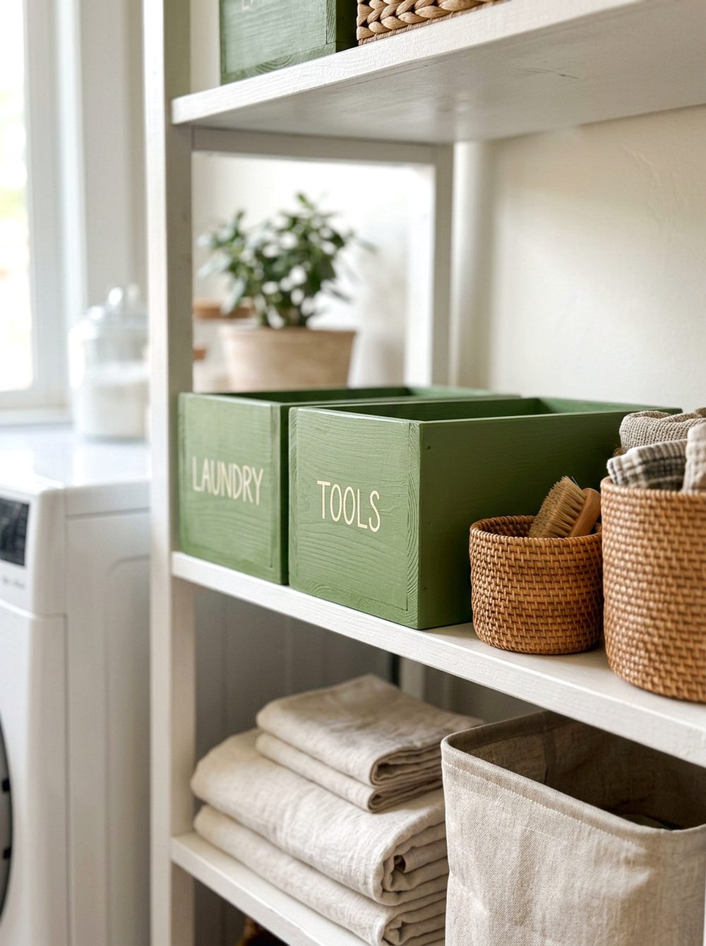 Wasabi Green Storage Boxes