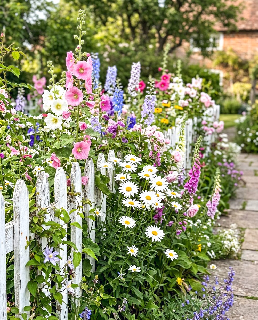 White Picket Fence Flowers