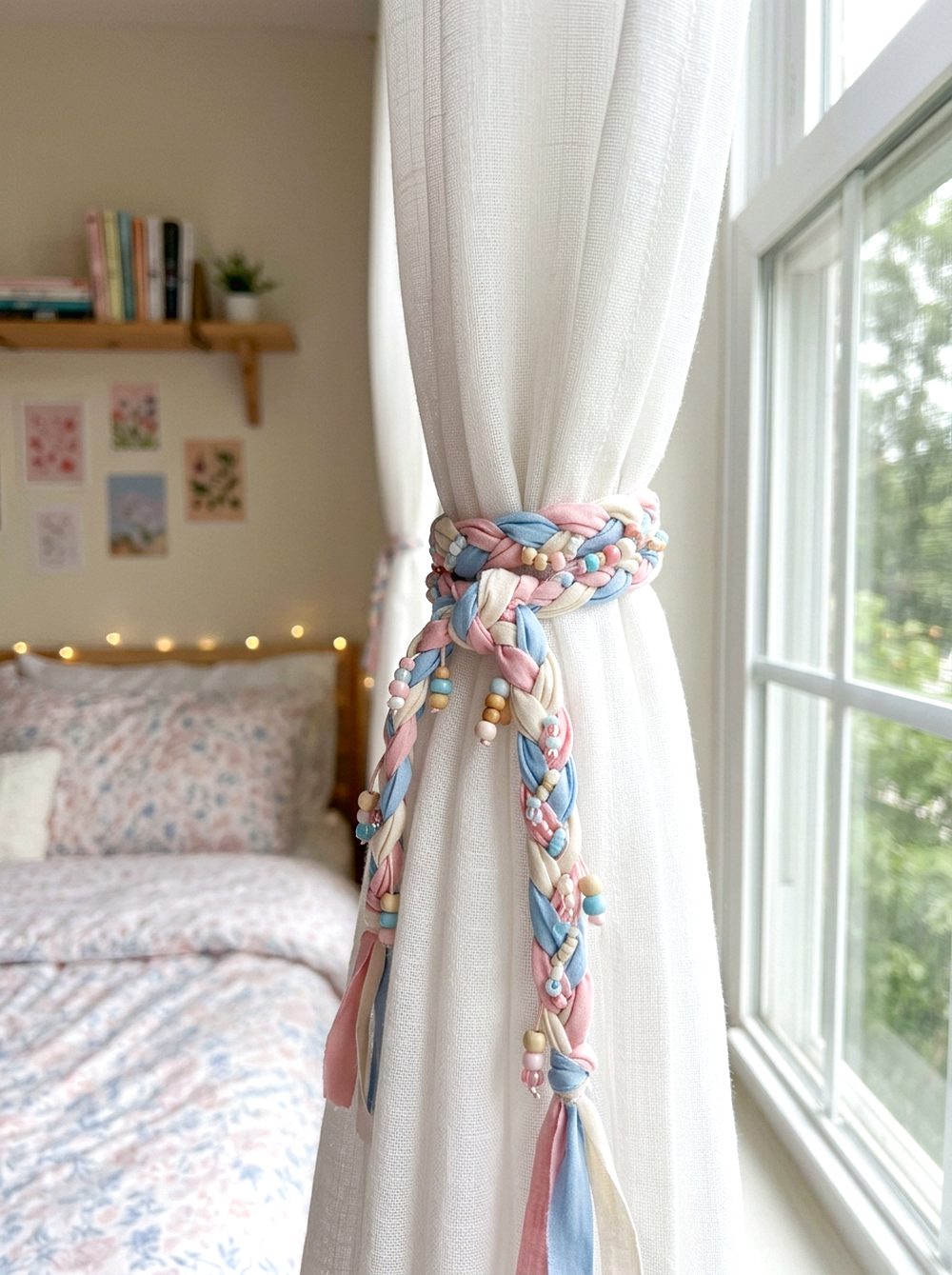 Window Curtain Tie Decor